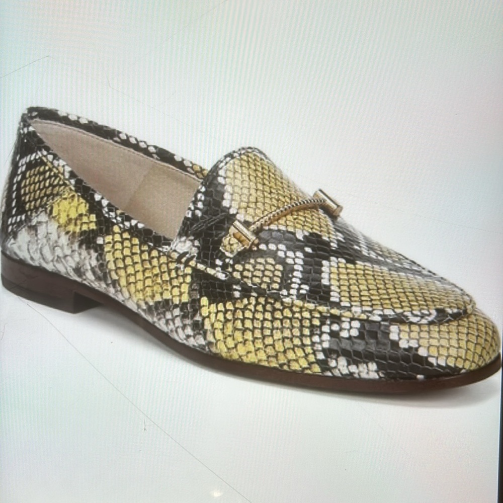 Sam Edelman Snake Print Leather Lior Loafer (8.5)